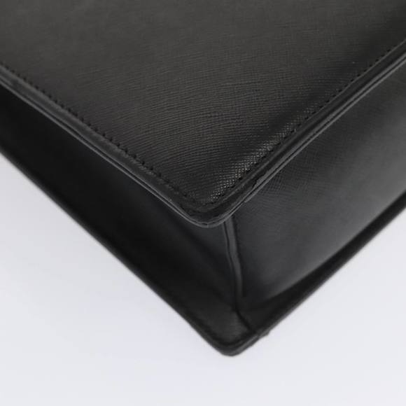 BURBERRY Business Bag Leather Black Silver Auth ep5521 - Picture 16 of 16